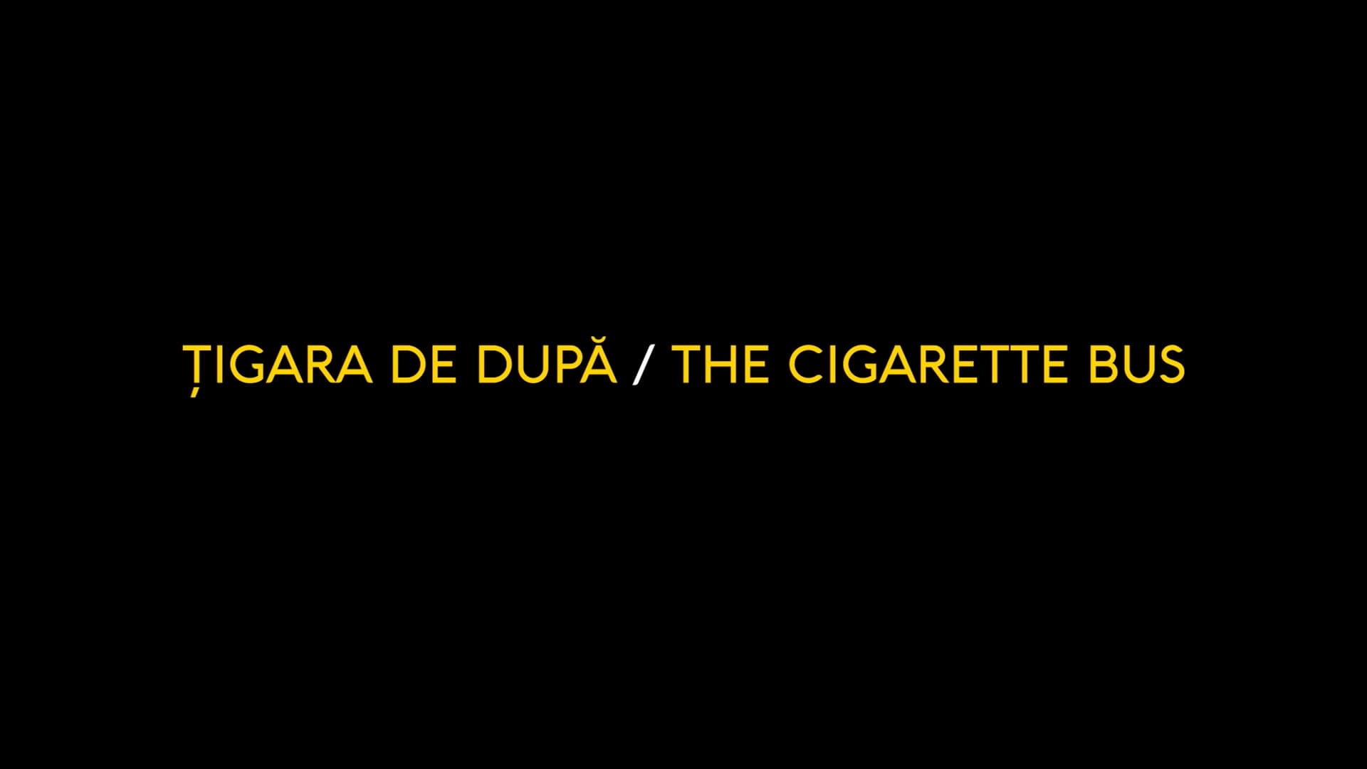 The Cigarette Bus