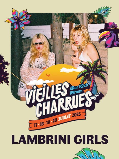Lambrini Girls en concert aux Vieilles Charrues 2025